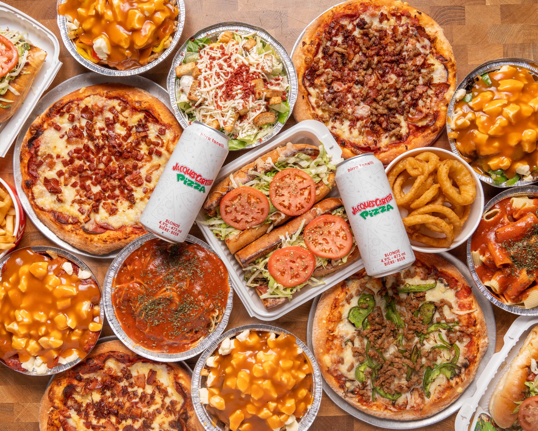 Pizzas, poutines, sous-marins et pâtes Jacques Cartier Pizza